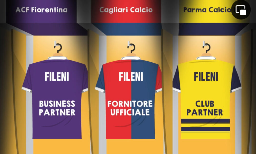 Calcio / Fileni sponsorizza Cagliari, Parma e Fiorentina: in futuro anche un sostegno alle società locali?