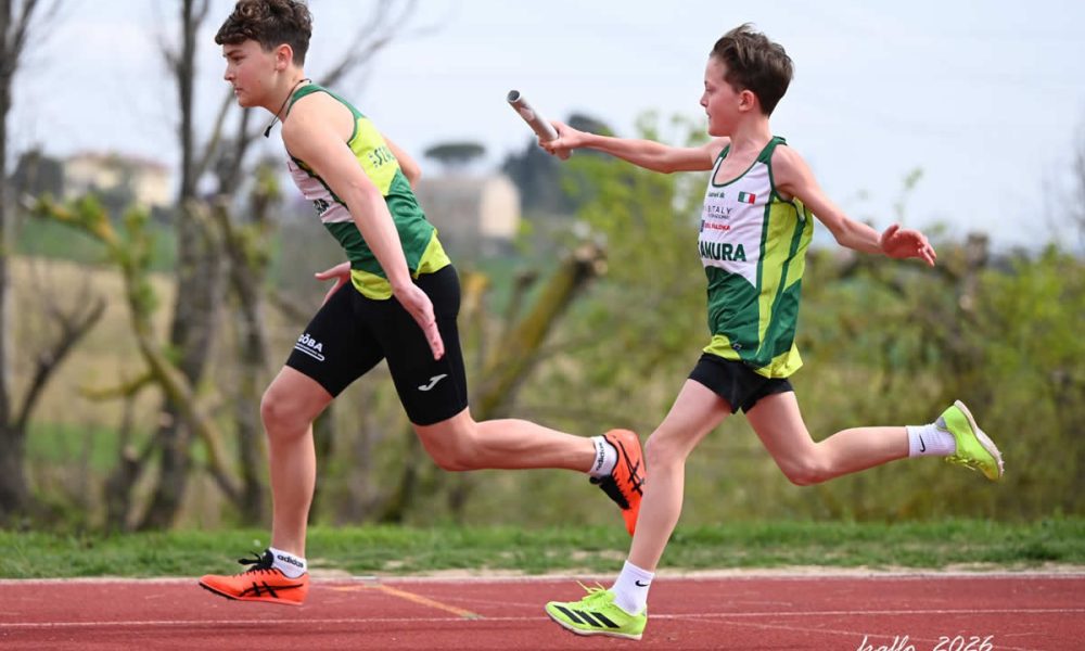 staffetta giovanile atletica leggera pista La Vescovara Osimo 2026
